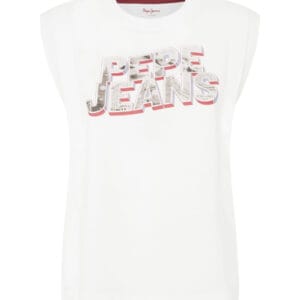 Pepe Jeans dámské bílé tričko - XS (800)