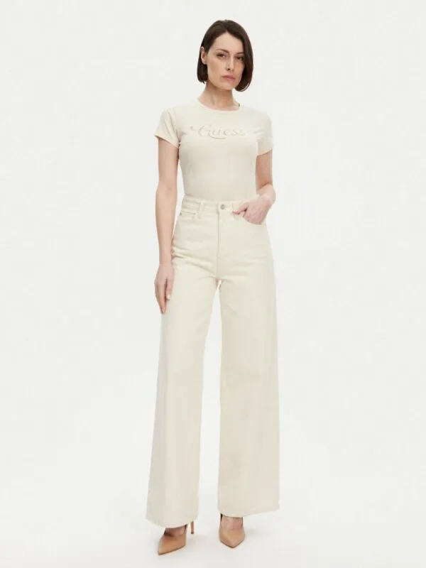 Guess dámské béžové tričko - XS (A60P)