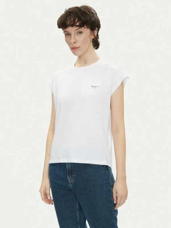 Pepe Jeans dámské bílé tričko Blooma - XS (800)