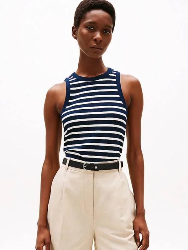 Tommy Hilfiger dámské pruhované tílko - XS (0X4)