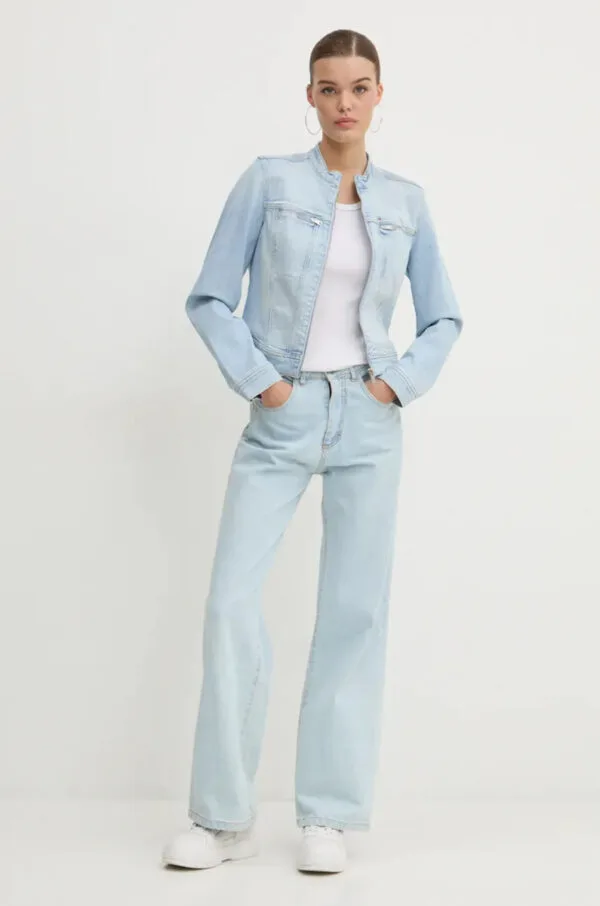 Tommy Jeans dámská džínová bunda  - XS (1AB)
