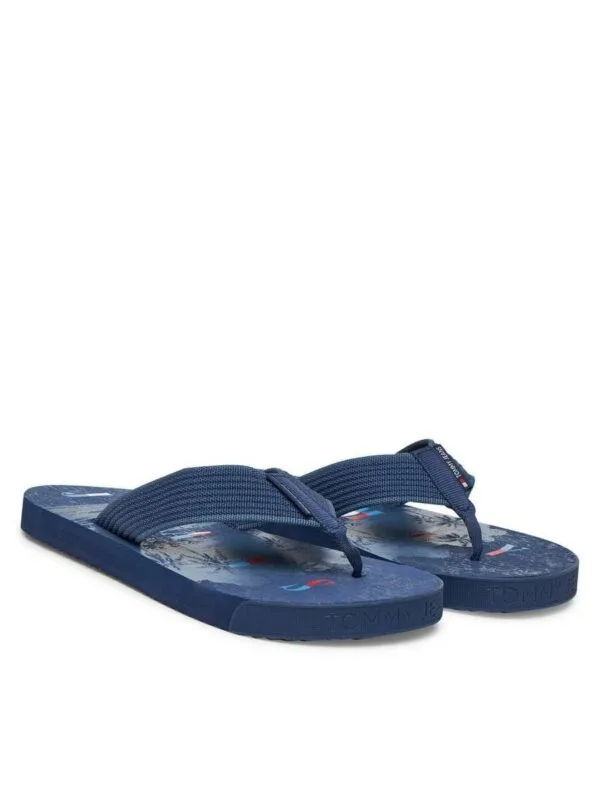 Tommy Jeans pánské modré žabky - 46 (C67)