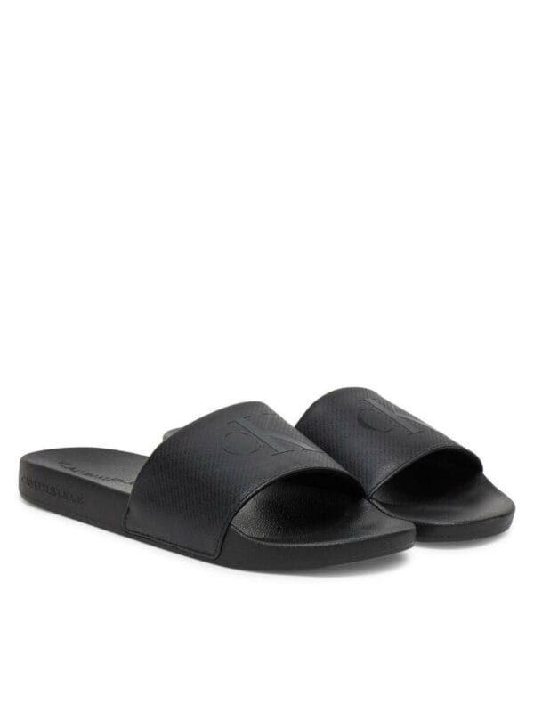 Calvin Klein pánské černé pantofle - 46 (0GJ)