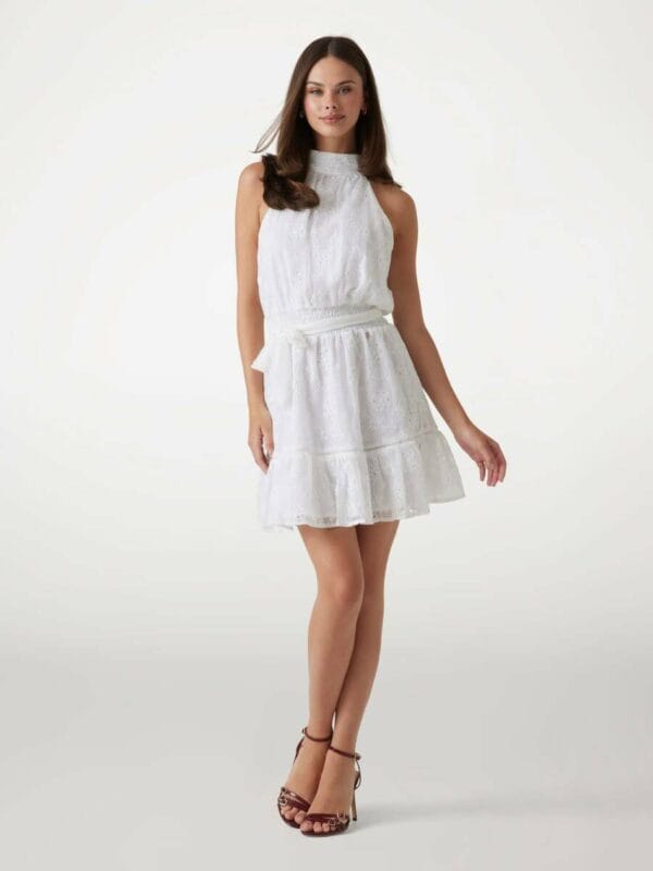 Guess dámské bílé šaty - XS (G011)