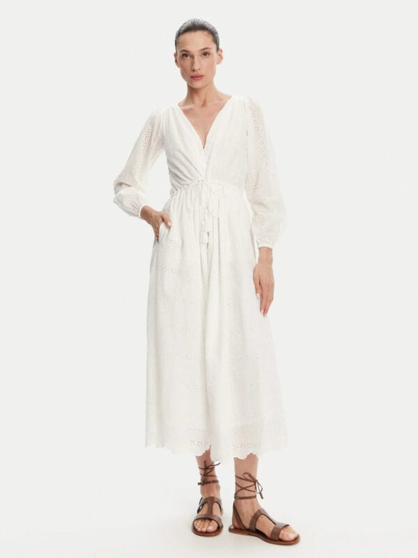 Pepe Jeans dámské bílé šaty Deepty - XS (808)