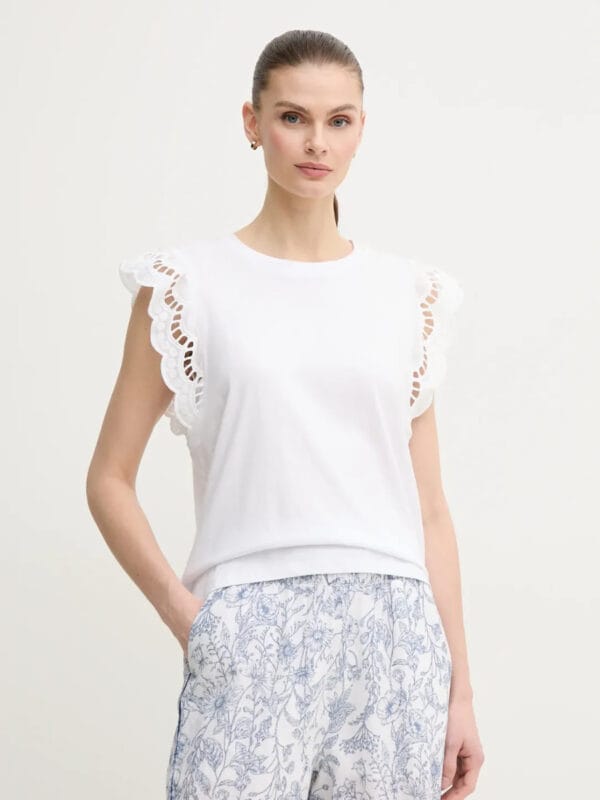 Pepe Jeans dámské bílé tričko - XS (800)