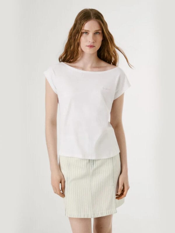 Pepe Jeans dámské bílé tričko Alice - XS (800)