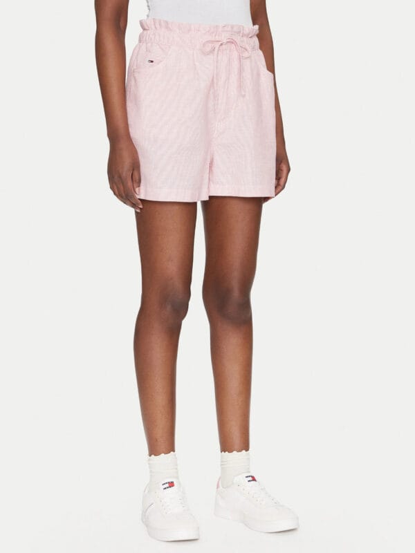 Tommy Jeans dámské růžové kraťasy - XS (TH3)