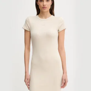 Calvin Klein dámské béžové šaty - XS (PB5)