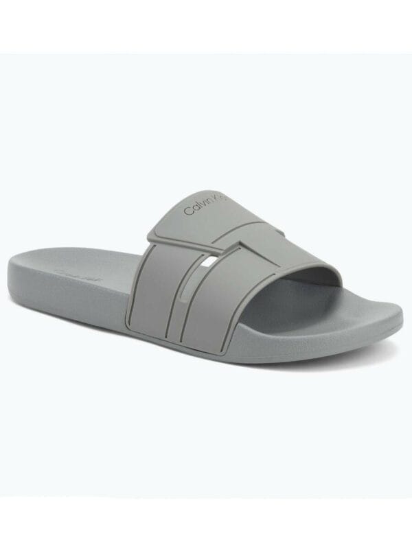 Calvin Klein pánské šedé pantofle - 46 (PDQ)