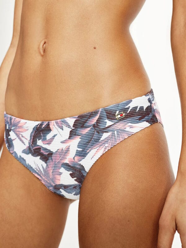 Tommy Hilfiger dámské vzorované plavkové kalhotky - XS (0K6)