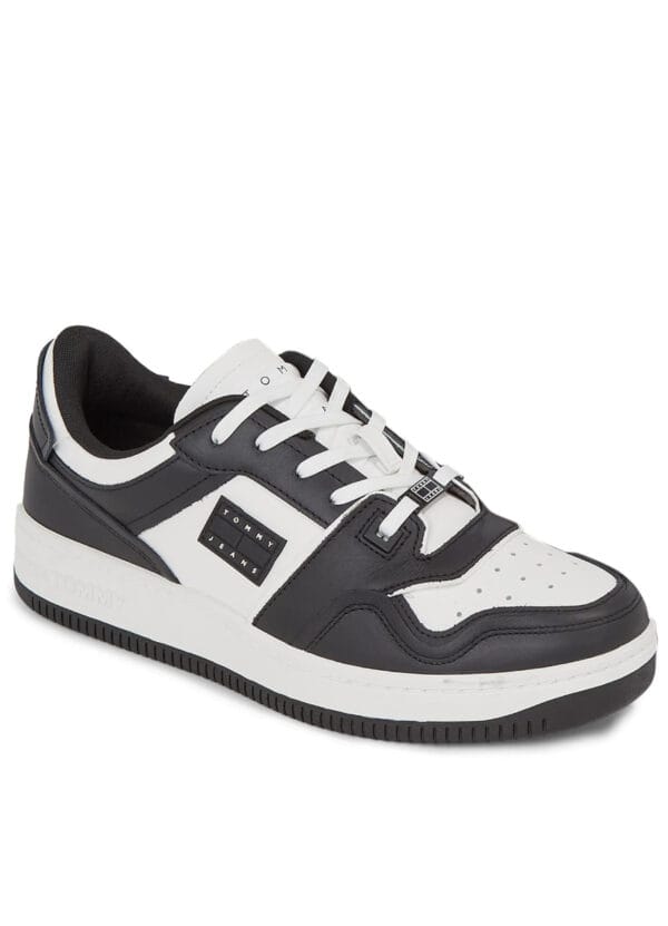 Tommy Jeans pánské černobílé tenisky - 46 (BDS)