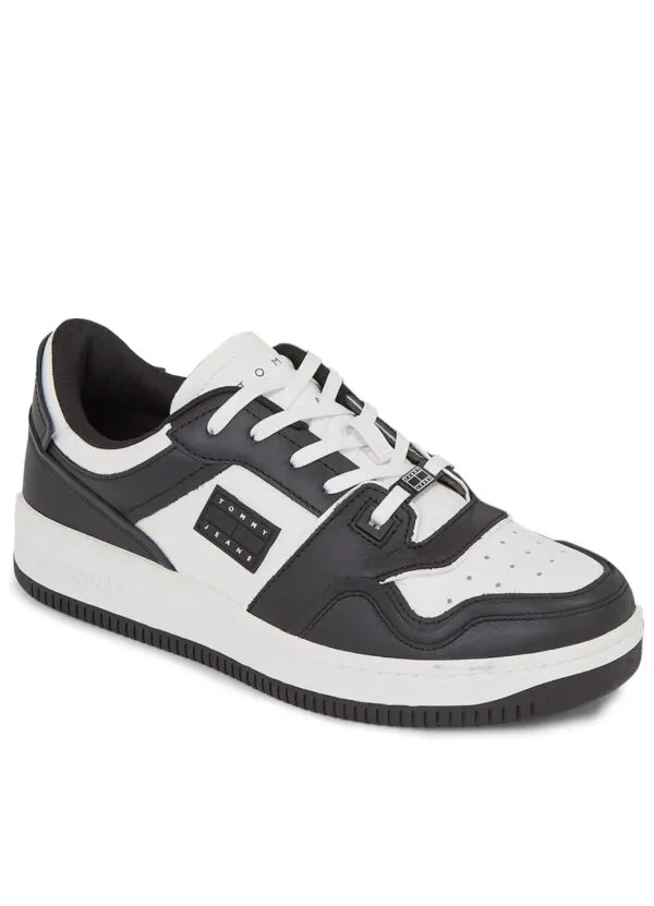 Tommy Jeans pánské černobílé tenisky - 46 (BDS)
