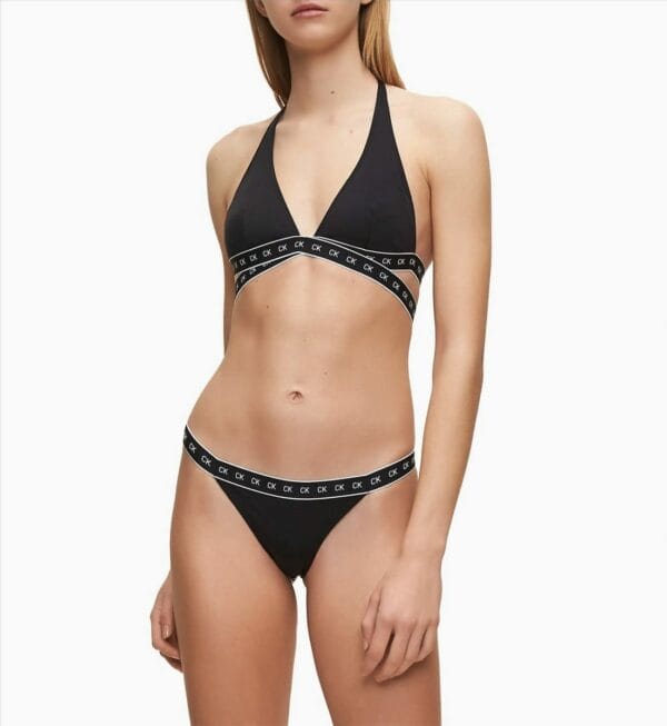 Calvin Klein černá plavková podprsenka KW0KW00904 XS