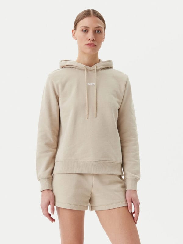 Calvin Klein dámská béžová mikina J20J225364 XL