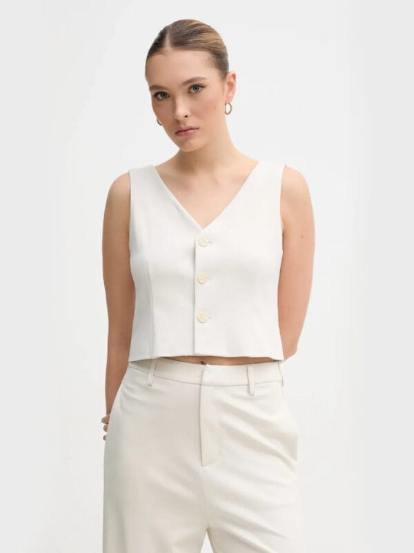 Calvin Klein dámská béžová vesta J20J225321 L