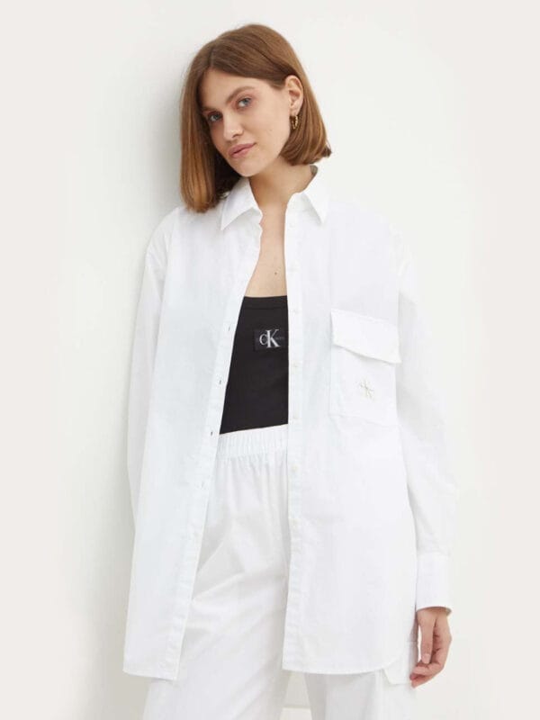 Calvin Klein dámská bílá košile J20J223867 M