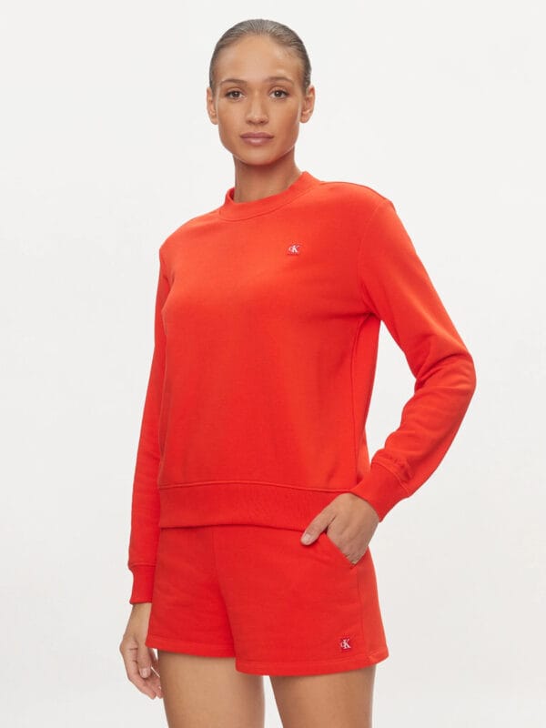 Calvin Klein dámská červená mikina J20J223085 M