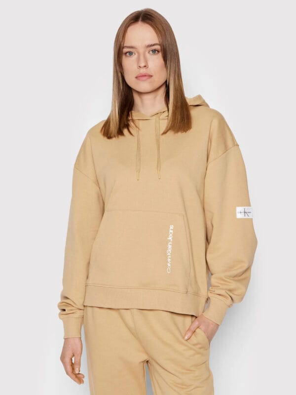 Calvin Klein dámská světle hnědá mikina J20J218177 L