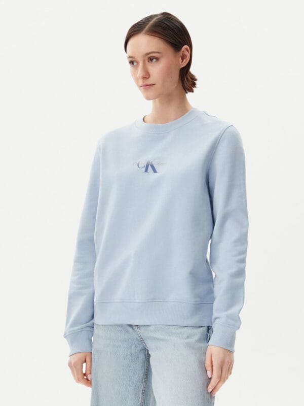 Calvin Klein dámská světle modrá mikina J20J225360 L
