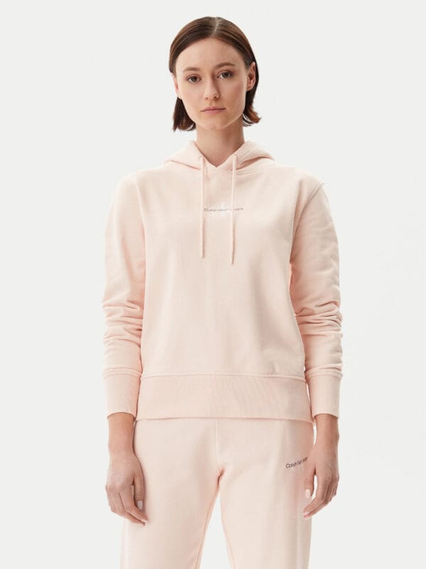 Calvin Klein dámská světle růžová mikina J20J225358 L