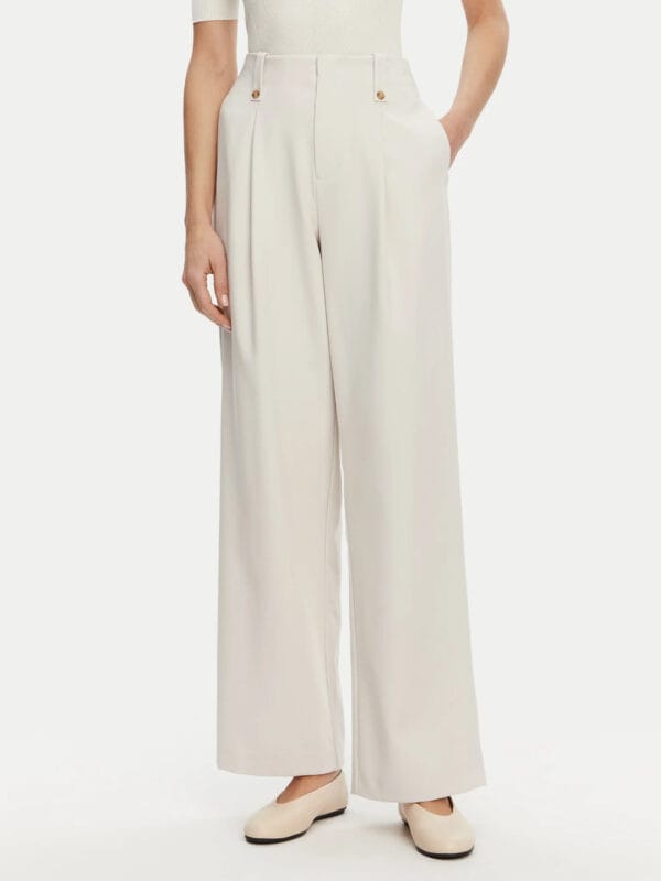 Calvin Klein dámské béžové kalhoty J20J225343 L