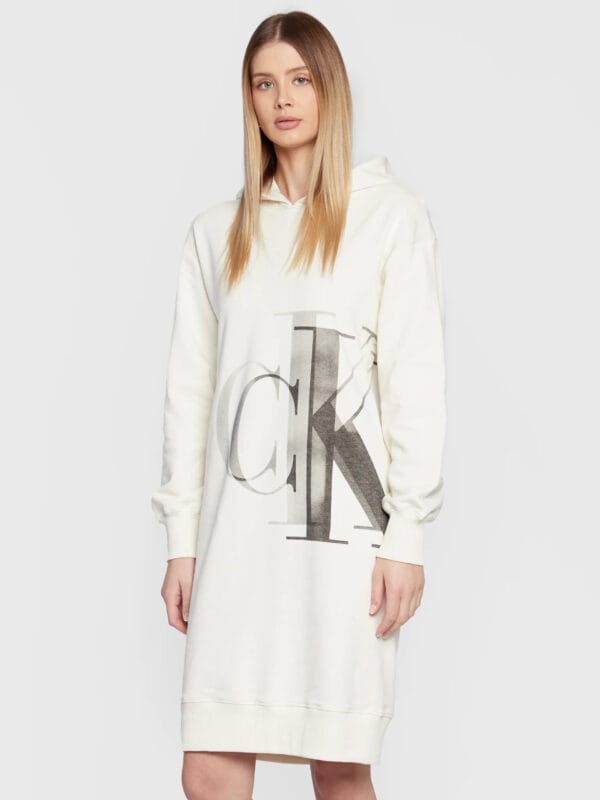 Calvin Klein dámské béžové šaty J20J220362 L
