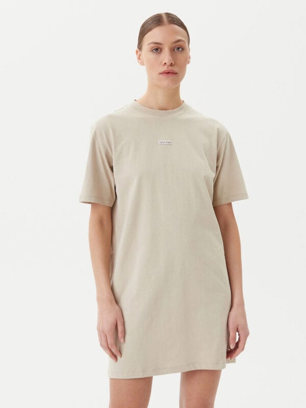 Calvin Klein dámské béžové šaty J20J225289 XL