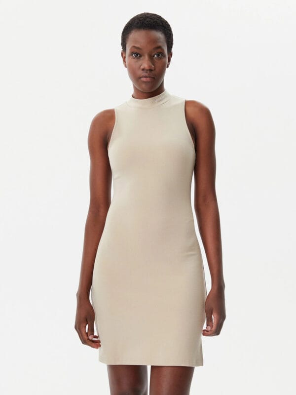 Calvin Klein dámské béžové šaty J20J225290 L