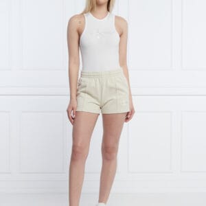 Calvin Klein dámské béžové teplákové šortky J20J218042 M