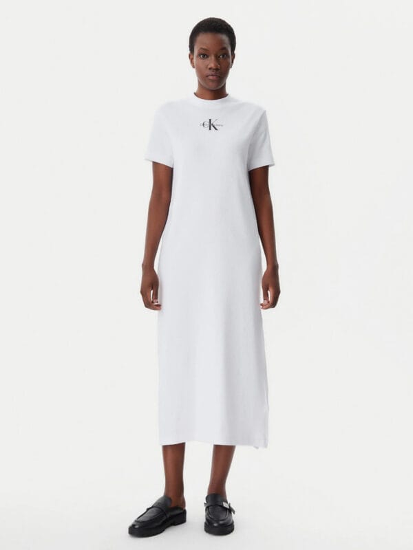 Calvin Klein dámské bílé šaty J20J225543 L