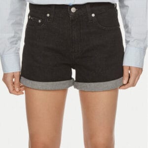 Calvin Klein dámské černé džínové kraťasy J20J222808 30/NI