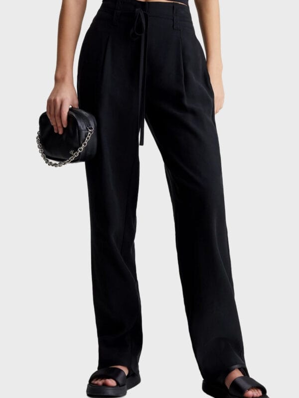 Calvin Klein dámské černé kalhoty J20J223119 XS