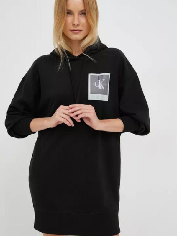 Calvin Klein dámské černé teplákové šaty J20J219858 XL
