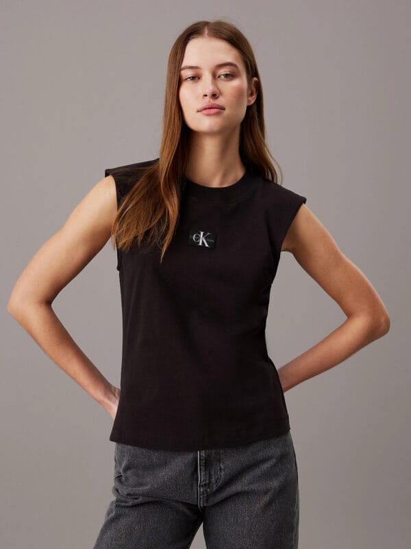 Calvin Klein dámské černé tričko J20J223560 L