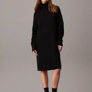 Calvin Klein dámské černé úpletové šaty J20J224662 L