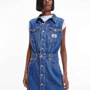 Calvin Klein dámské džínové šaty J20J218479 M