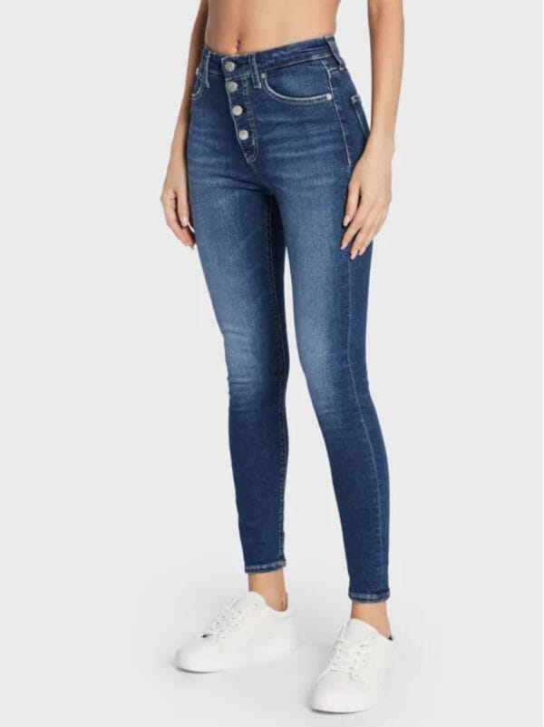 Calvin Klein dámské modré džíny J20J219509 32/NI