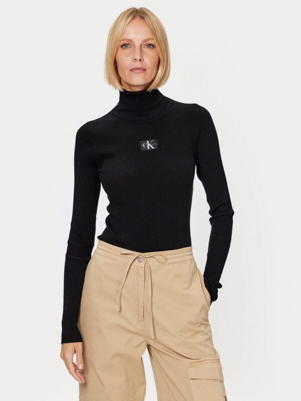 Calvin Klein dámský černý rolák J20J221688 XL