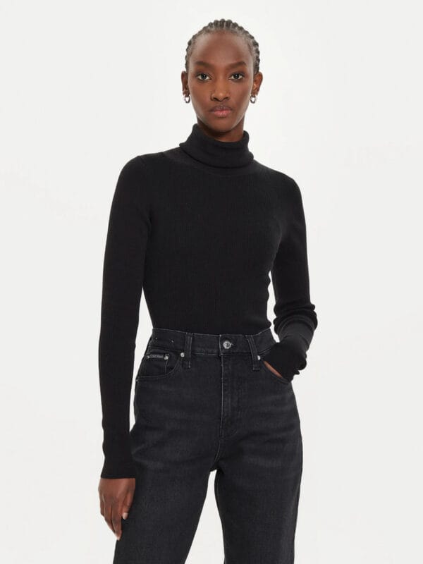 Calvin Klein dámský černý rolák J20J224225 XL