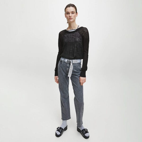 Calvin Klein dámský černý svetr J20J214133 L