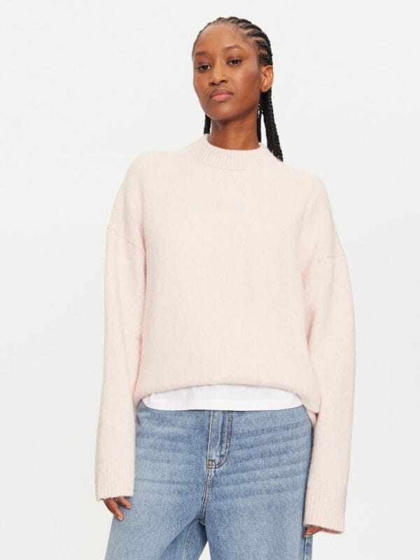 Calvin Klein dámský růžový svetr J20J224636 M
