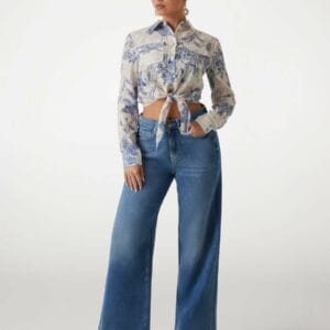 Guess dámská bílá košile W5GH03WH4K2 XS