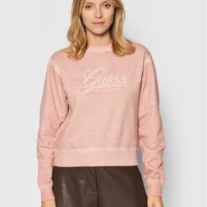 Guess dámská oranžová mikina W2GQ12KB3R0 M