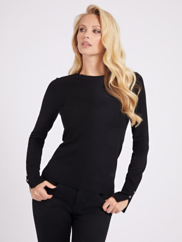 Guess dámský černý svetr W2YR30Z2V62 XL