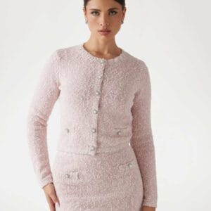 Guess dámský růžový svetr W5RR20Z3L21 L