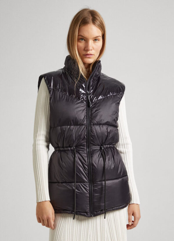 Pepe Jeans černá vesta SARAH PL402317999 XS