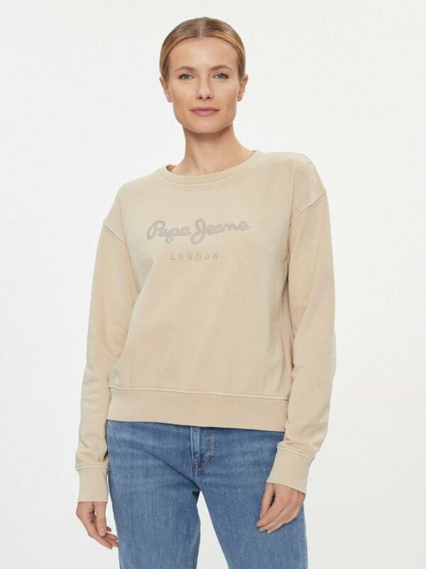 Pepe Jeans dámská béžová mikina Harley PL581402836 XS