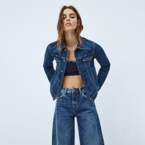 Pepe Jeans dámská džínová bunda PL400654HE3000 XS