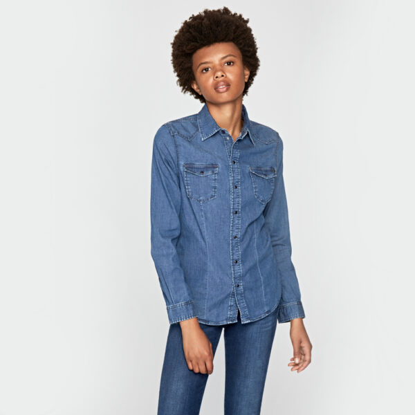 Pepe Jeans dámská džínová košile Rosie PL300999GP6000 XS